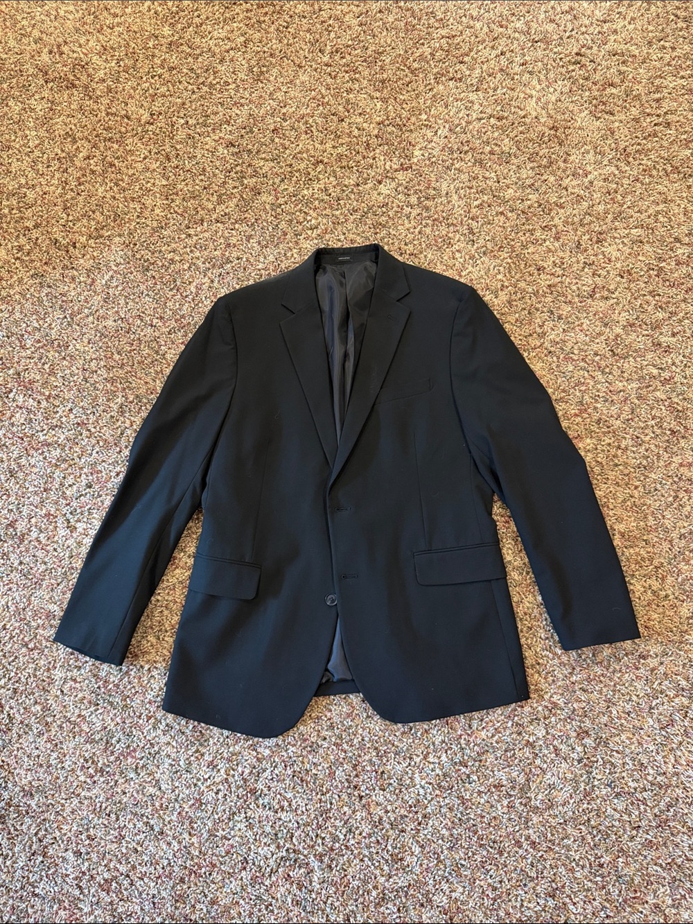 jf j.ferrar Men's Black Sport Coat Blazer